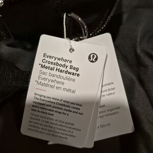 NWT Lululemon athletica Crossbody Bag - Black